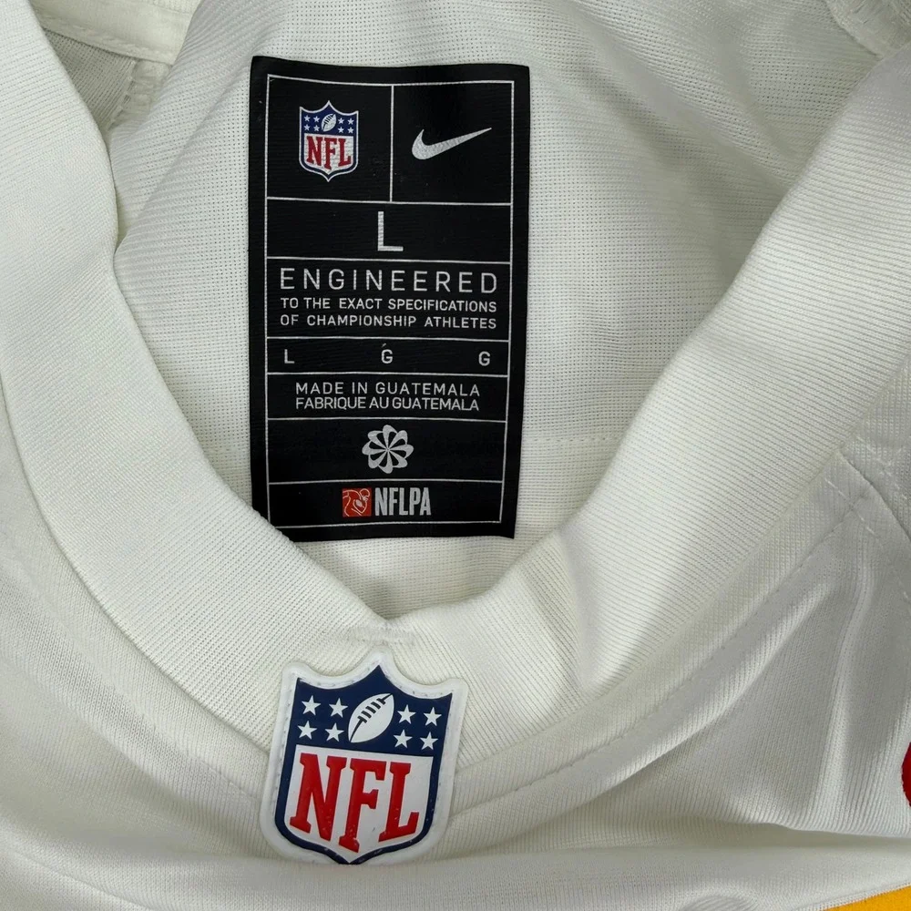 NWT Nike Patrick Mahomes Kansas City Chiefs White Game Jersey Men's Large NFL